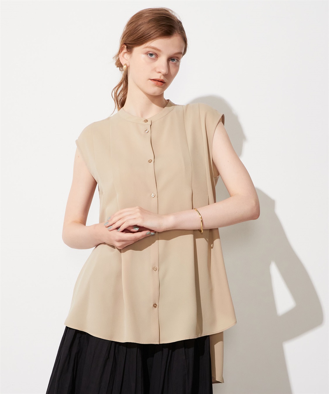 LE SOUK HOLIDAY バックタックノースリーブブラウス_sub_14