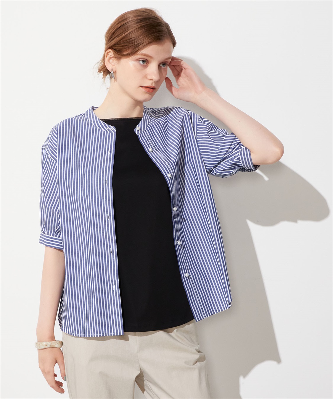 LE SOUK HOLIDAY タックスリーブブラウス_sub_12