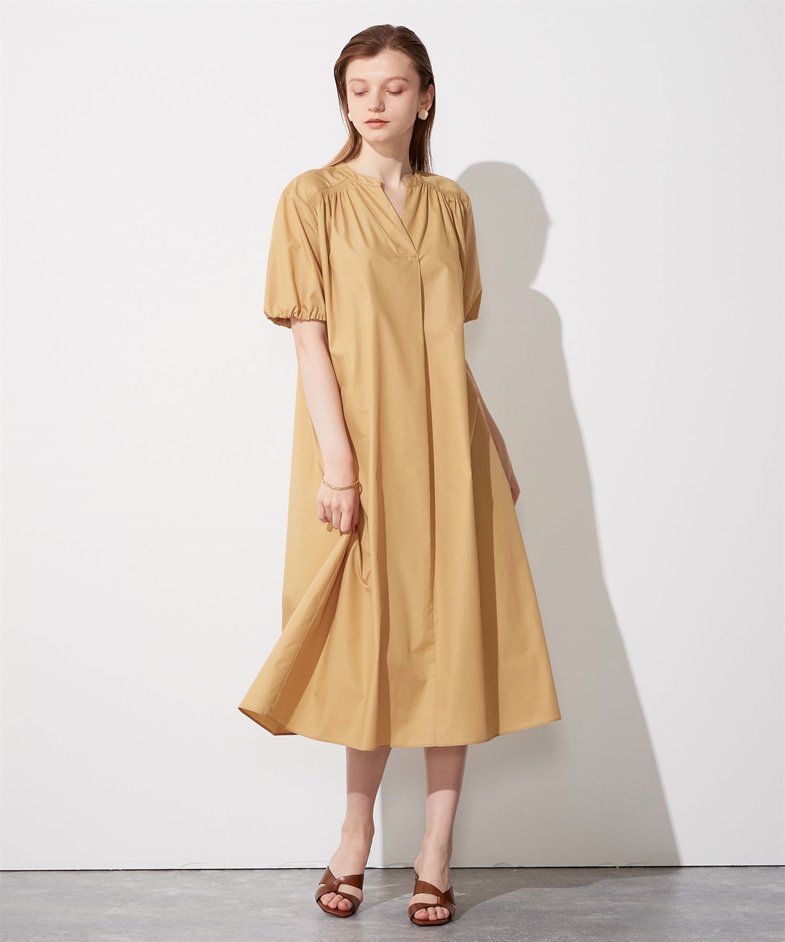 LE SOUK HOLIDAY ギャザーワンピース_sub_11