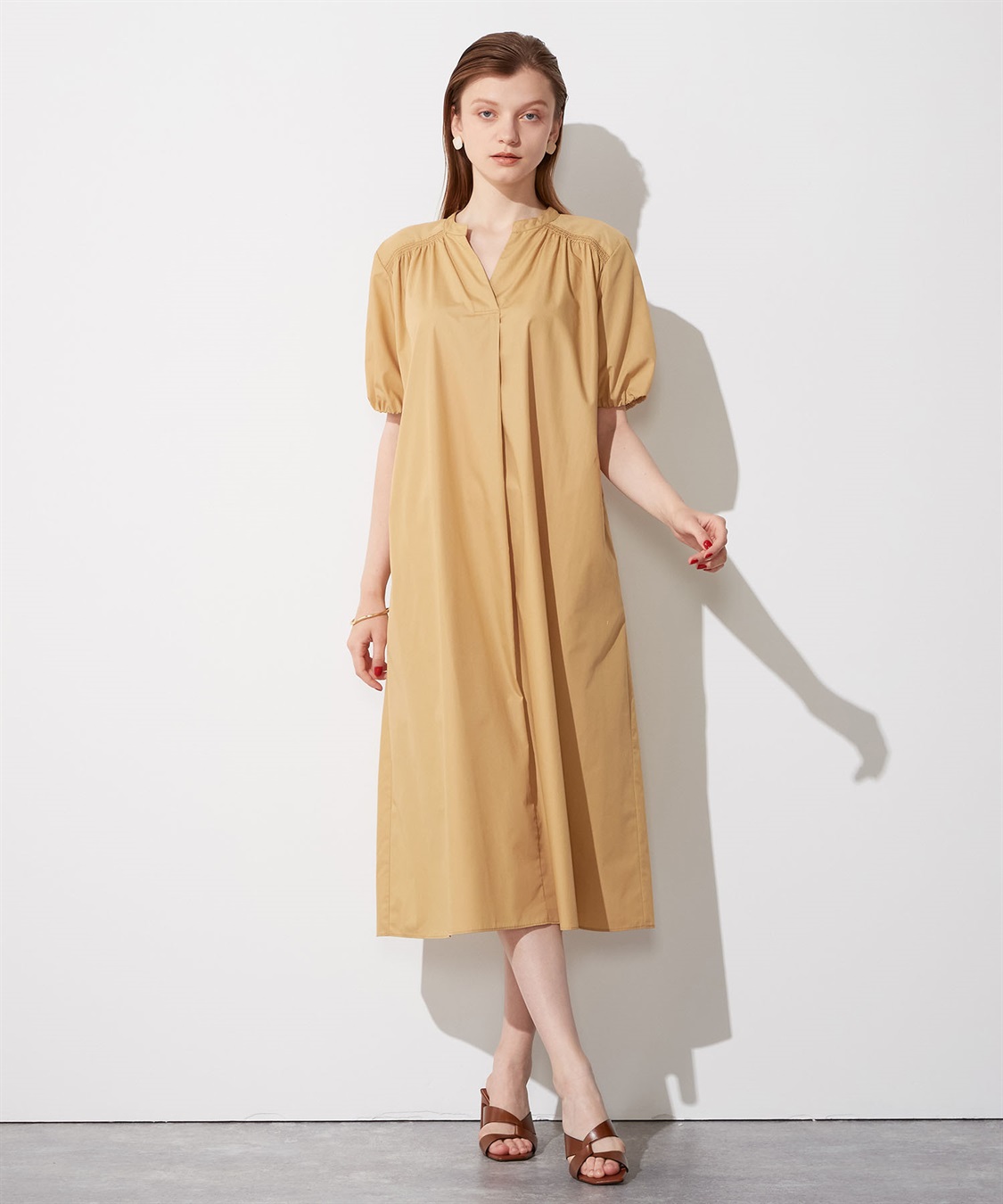 ギャザーワンピース LE SOUK HOLIDAY｜クロスプラス公式通販サイト