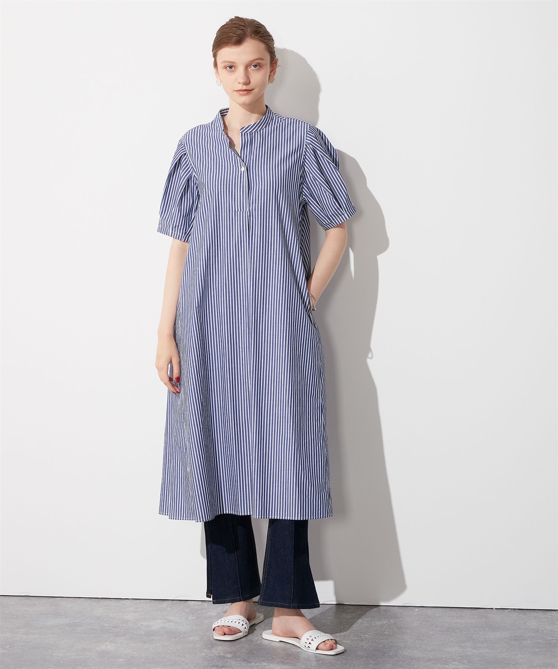 Loungedress SOMELOS ストライプワンピース