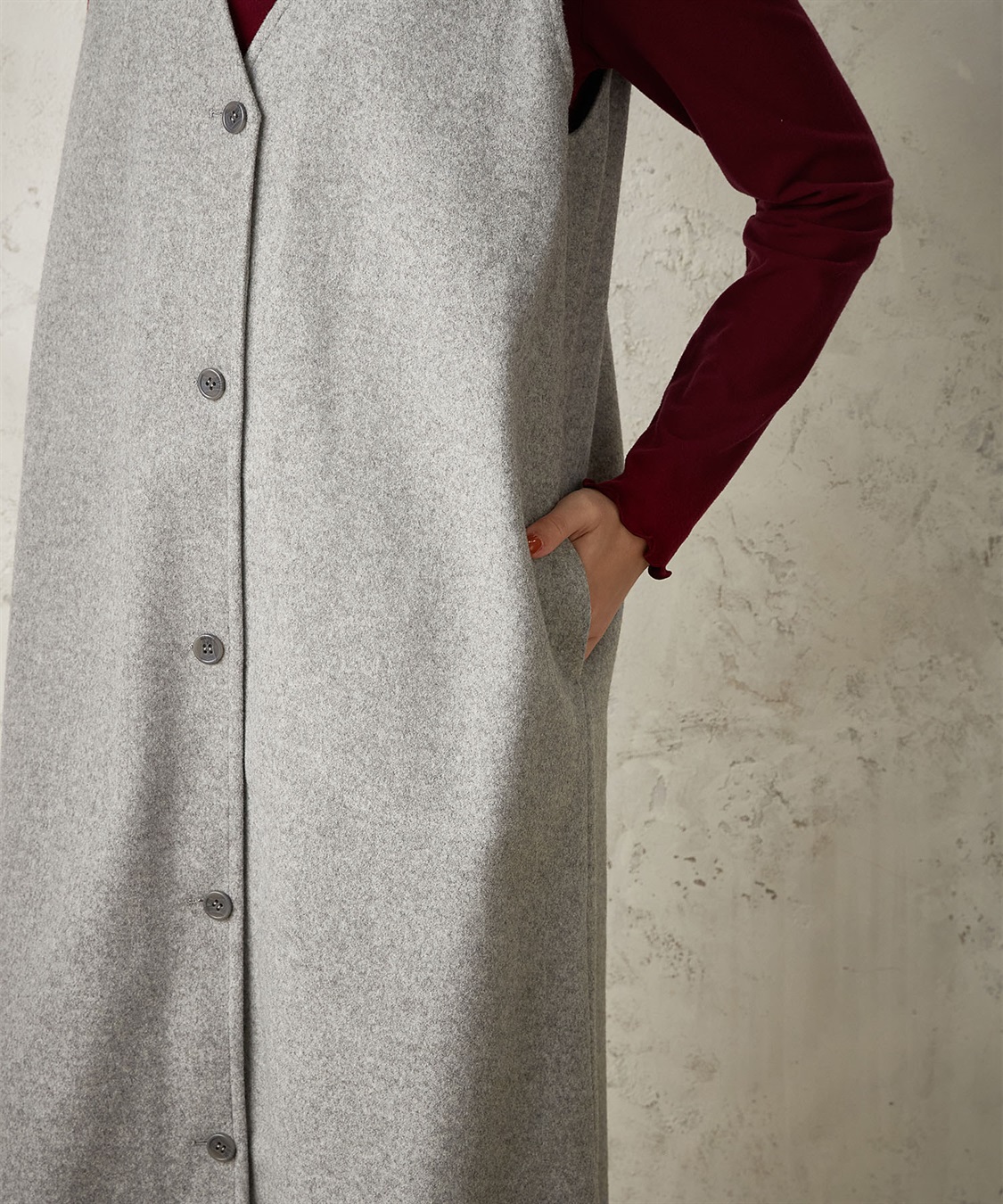 LE SOUK HOLIDAY ウーレット3WAYジャンパースカート_sub_6