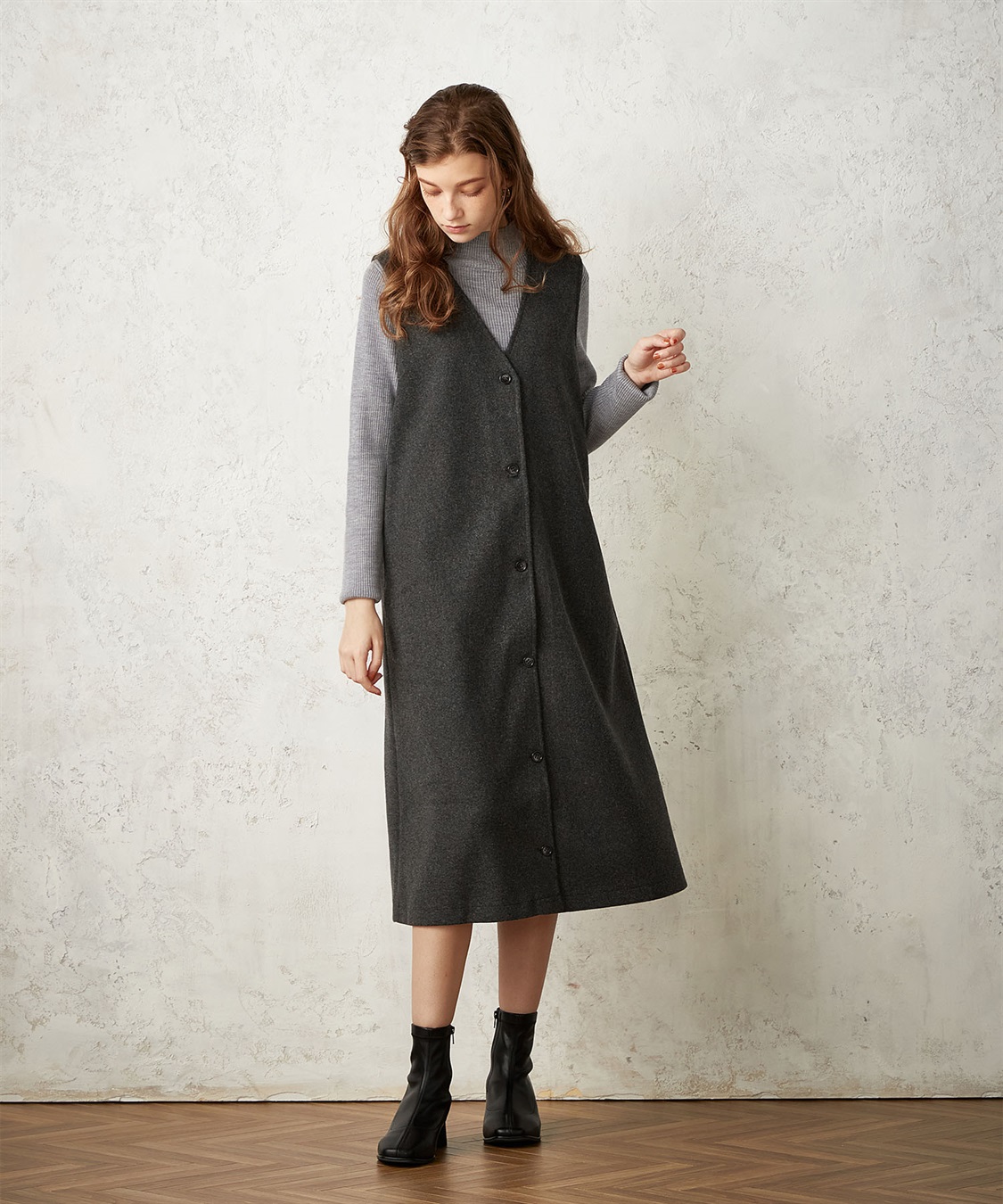 ウーレット3WAYジャンパースカート LE SOUK HOLIDAY｜クロスプラス公式