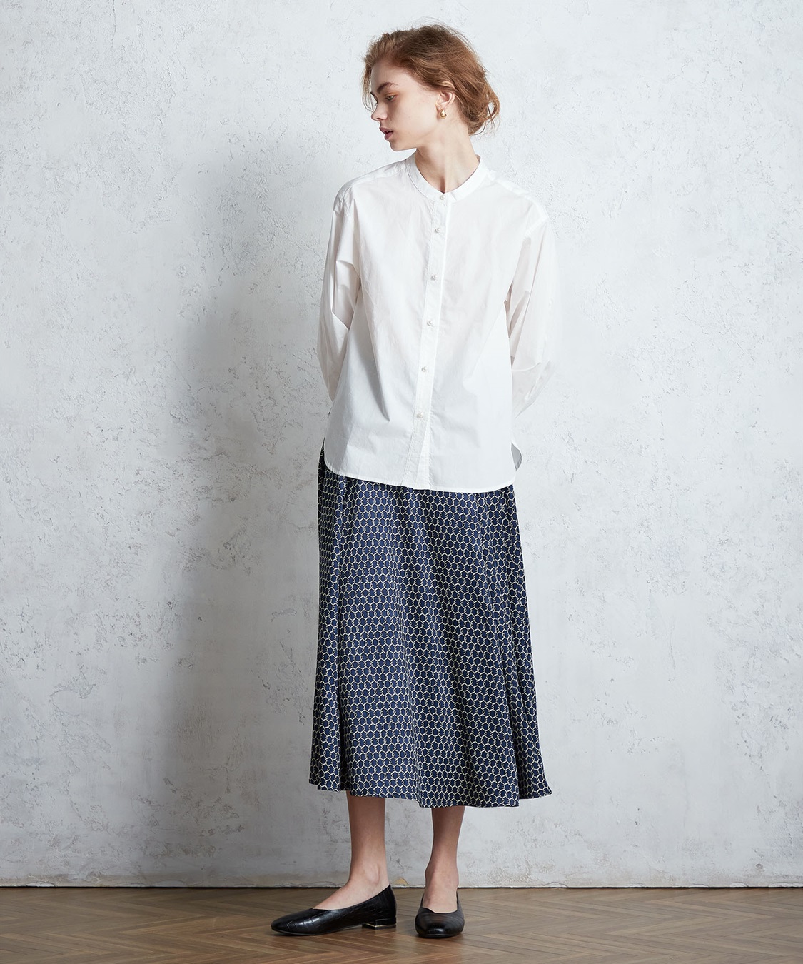 LE SOUK HOLIDAY パールボタンブラウス_sub_1