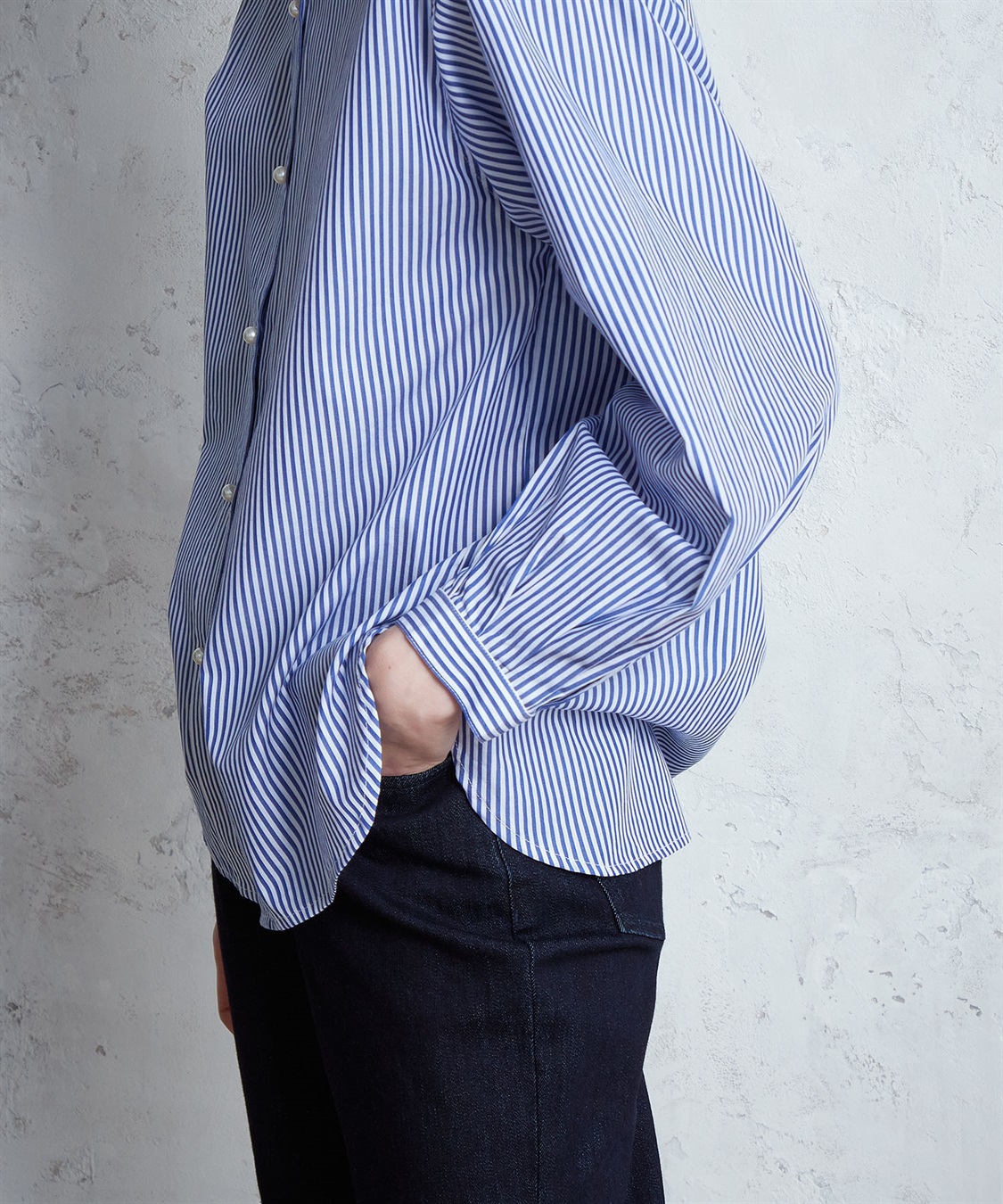 LE SOUK HOLIDAY パールボタンブラウス_sub_9