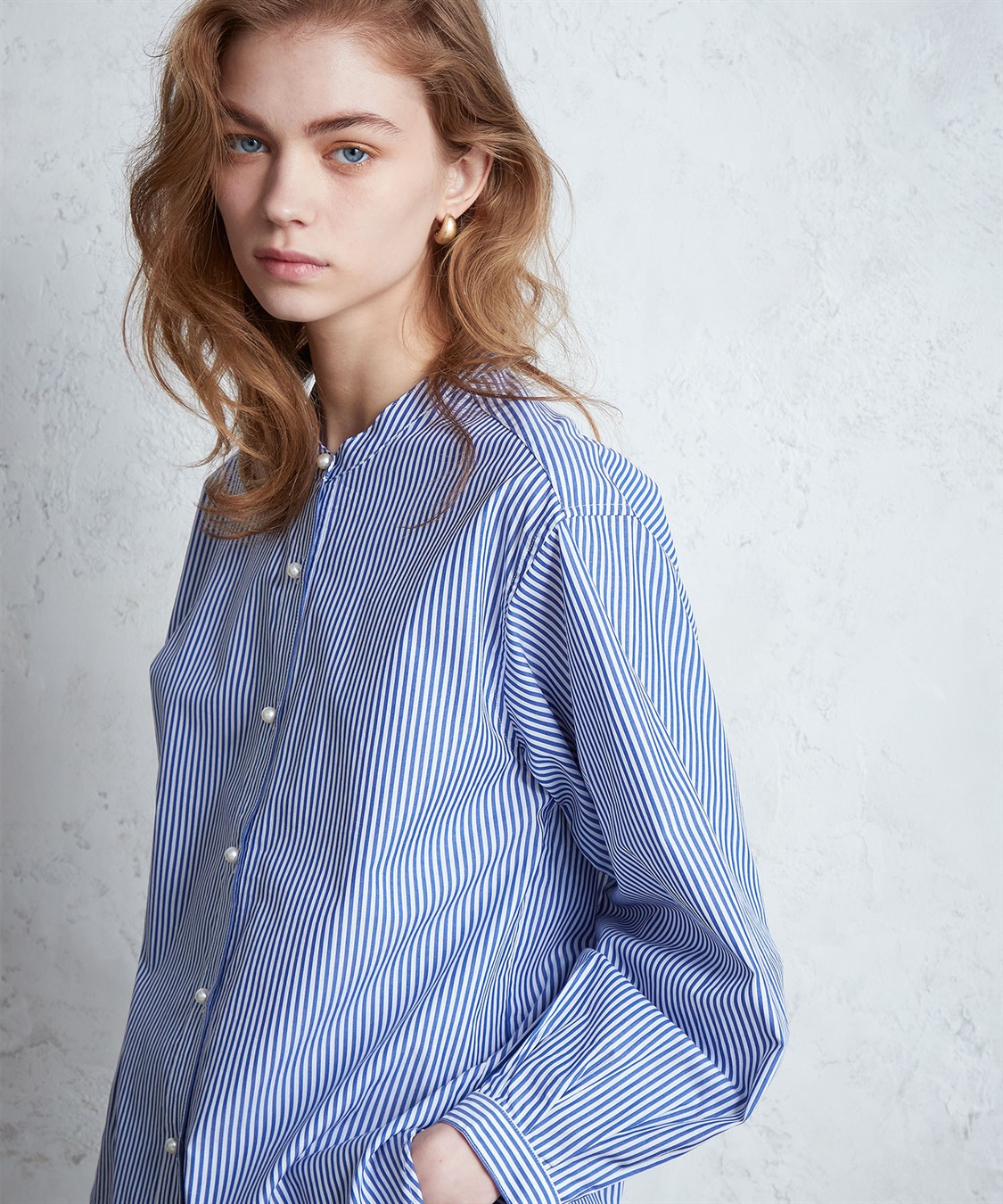 LE SOUK HOLIDAY パールボタンブラウス_sub_10