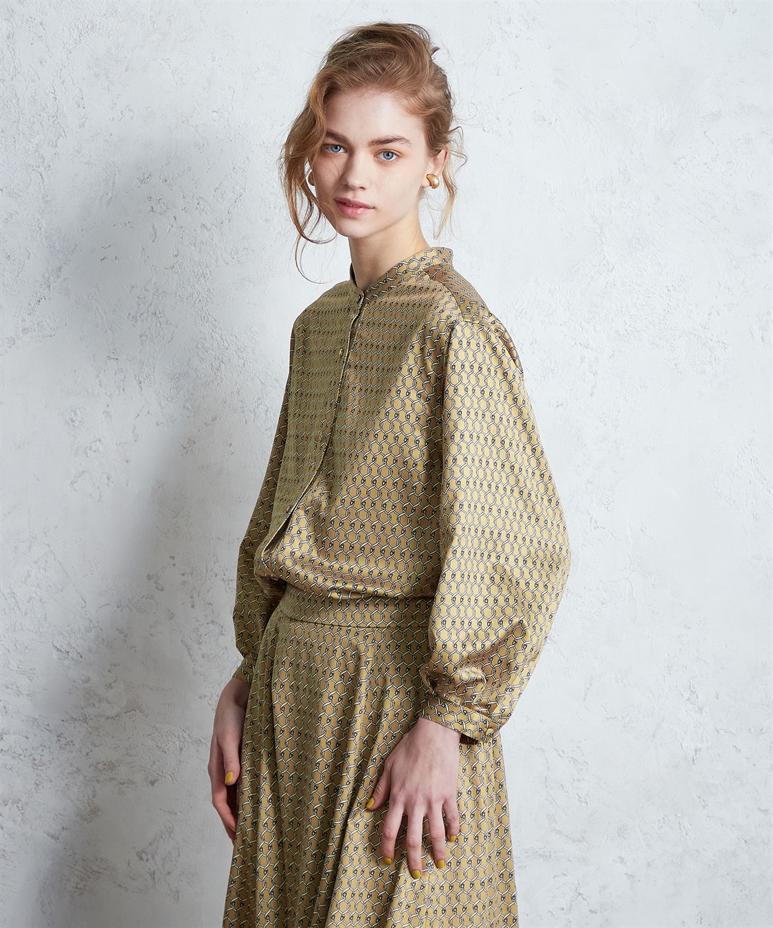 LE SOUK HOLIDAY モチーフプリントブラウス_sub_3