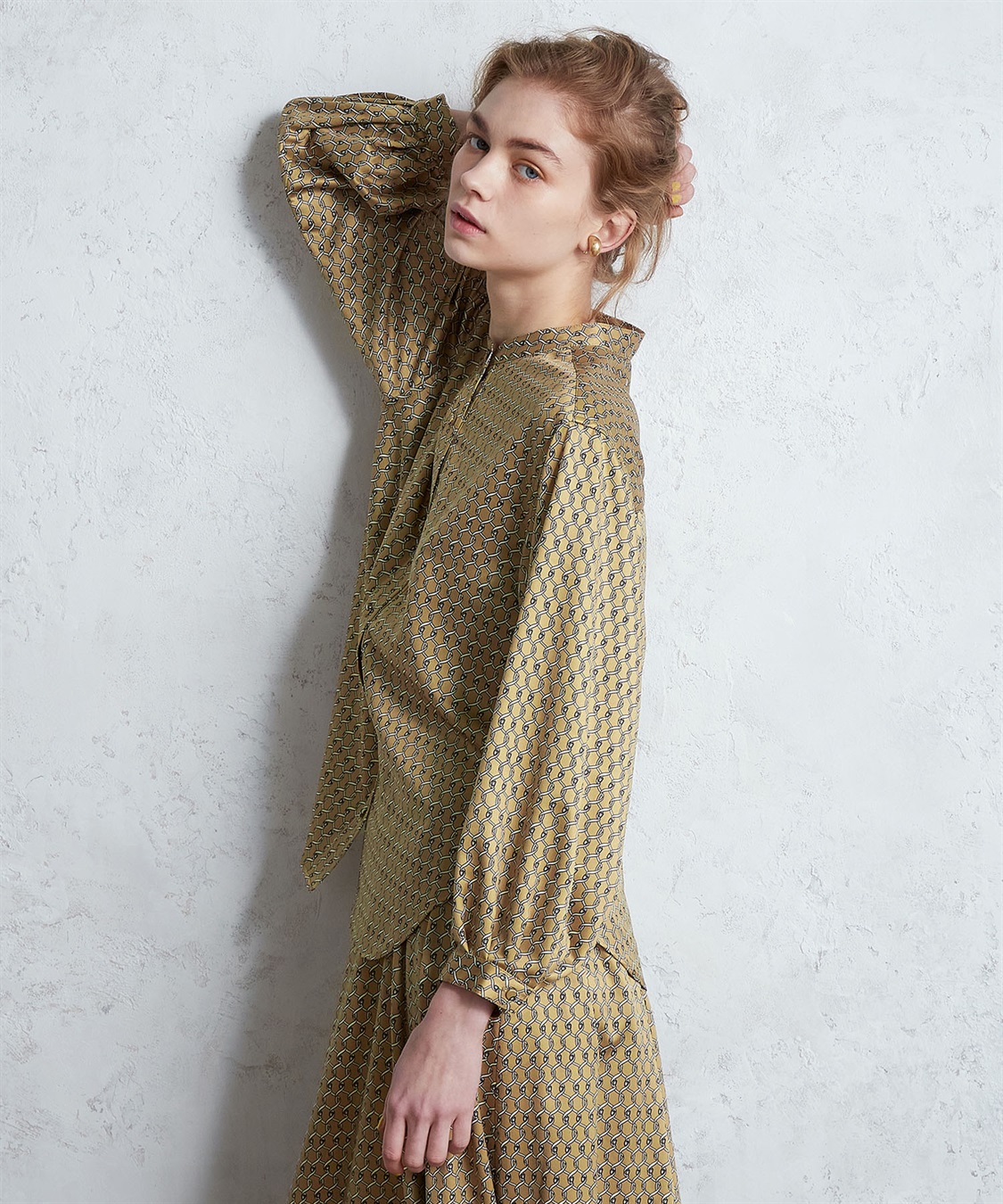 LE SOUK HOLIDAY モチーフプリントブラウス_sub_4