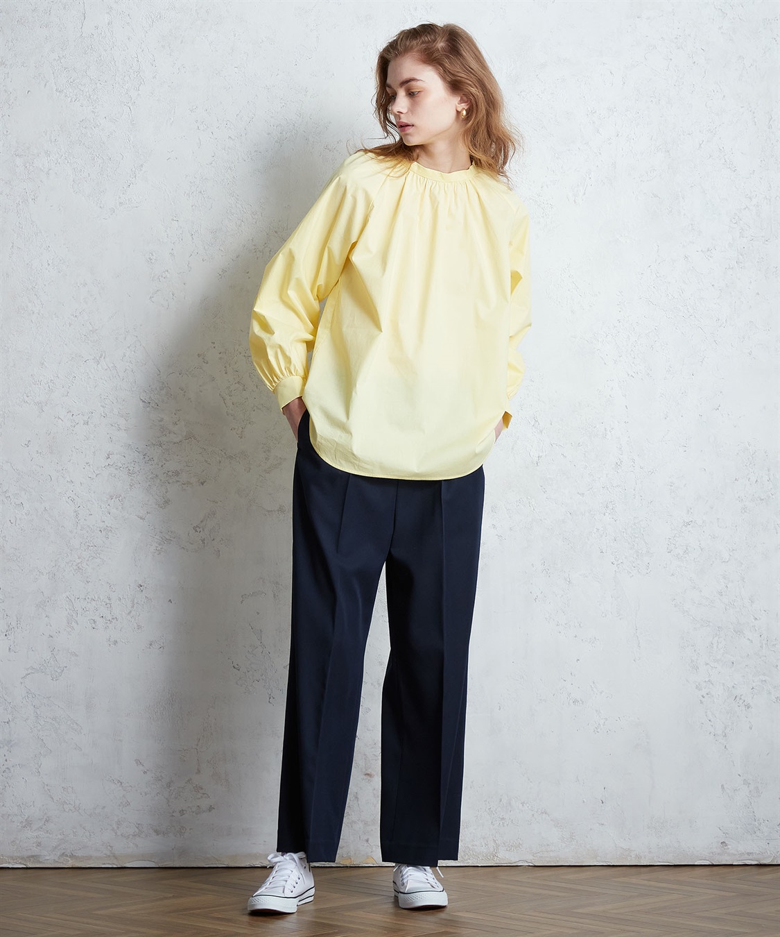 LE SOUK HOLIDAY ギャザーネックブラウス_sub_3