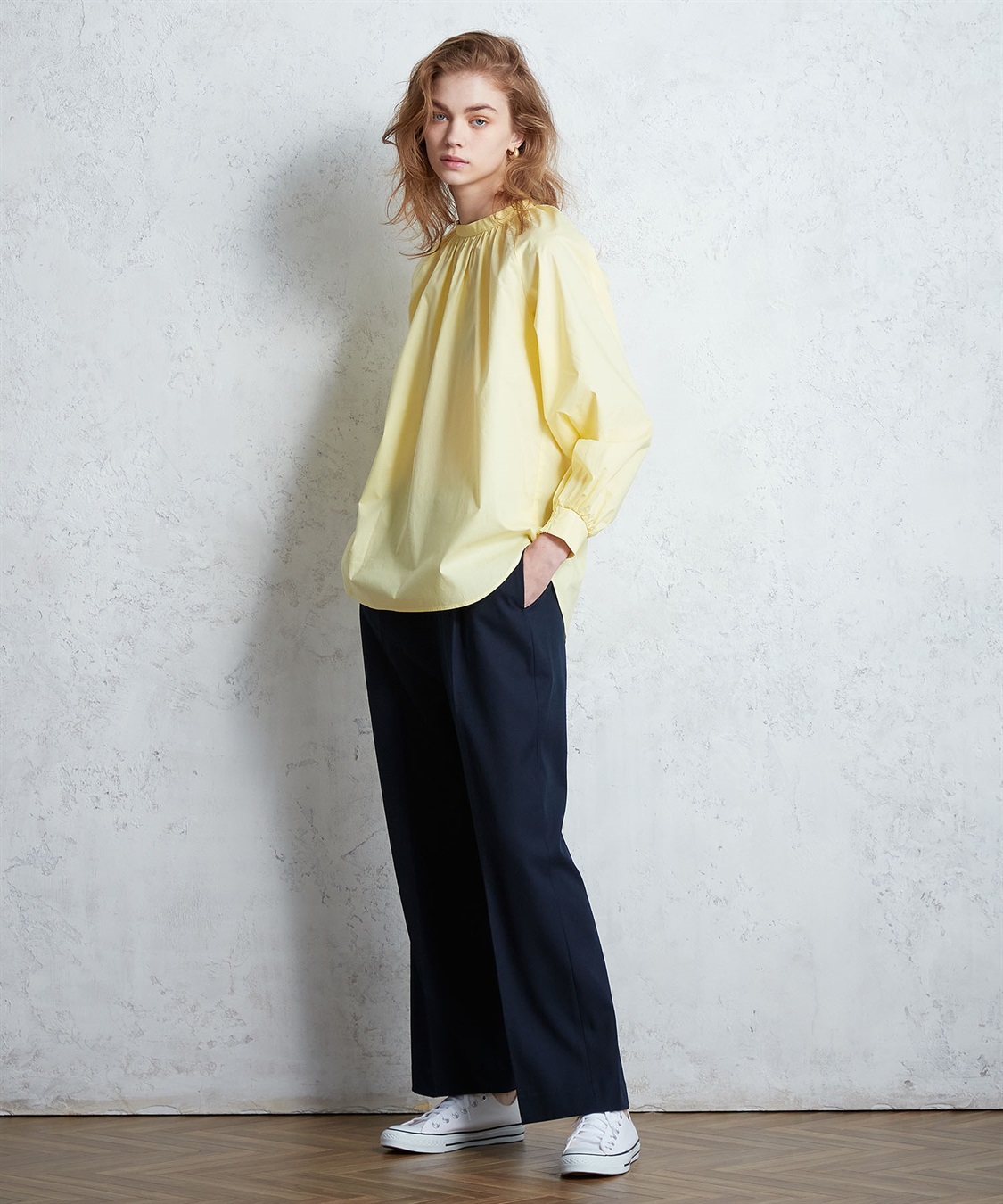 LE SOUK HOLIDAY ギャザーネックブラウス_sub_4