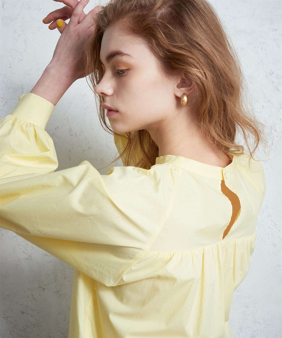 LE SOUK HOLIDAY ギャザーネックブラウス_sub_12