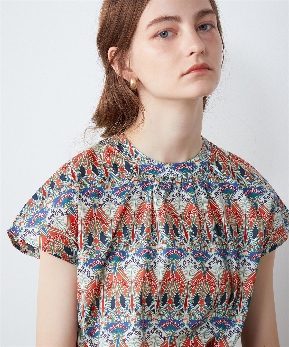 LE SOUK HOLIDAY リバティプリントブラウス_sub_6