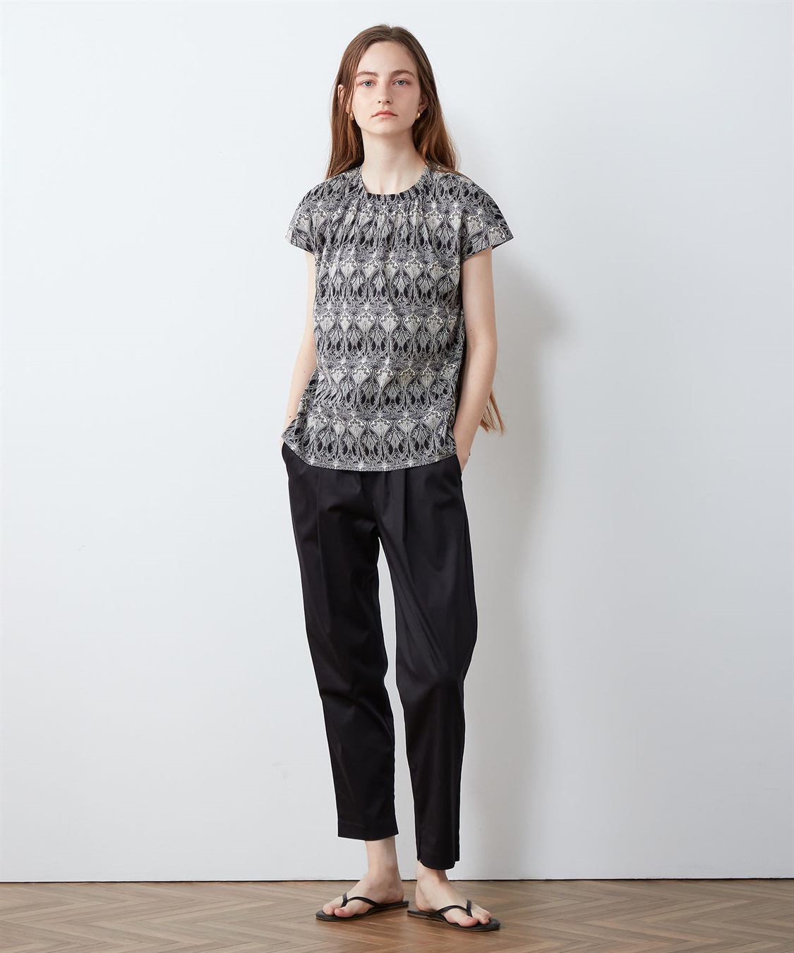 LE SOUK HOLIDAY リバティプリントブラウス_sub_15