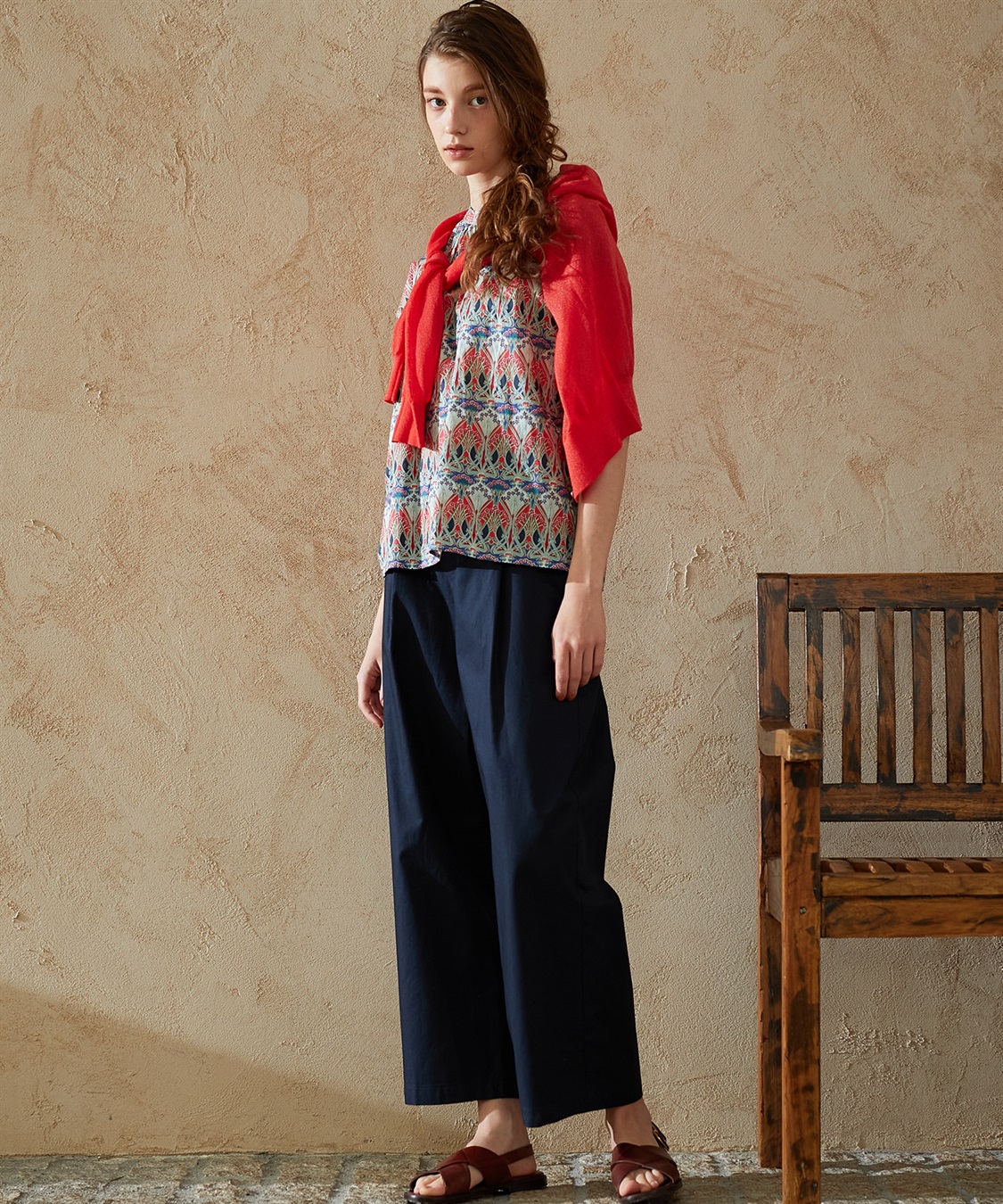 LE SOUK HOLIDAY リバティプリントブラウス_sub_17