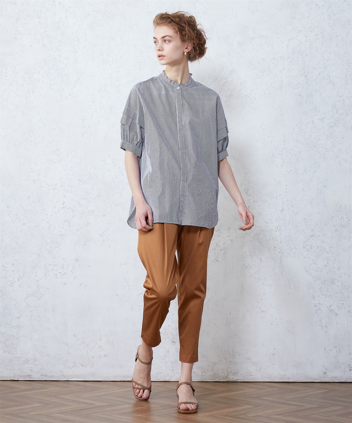 LE SOUK HOLIDAY パールボタンブラウス_sub_5