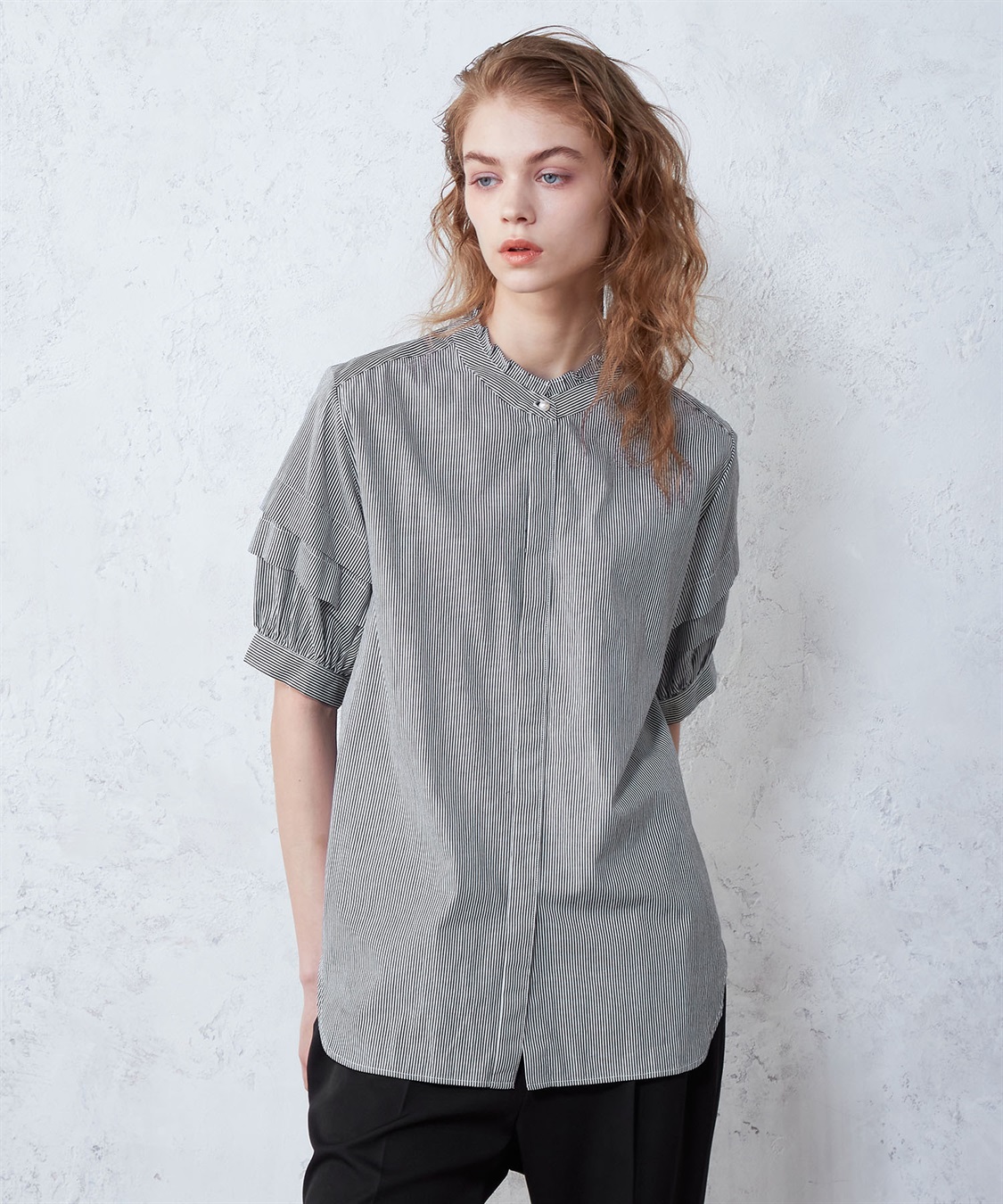 LE SOUK HOLIDAY パールボタンブラウス_sub_7