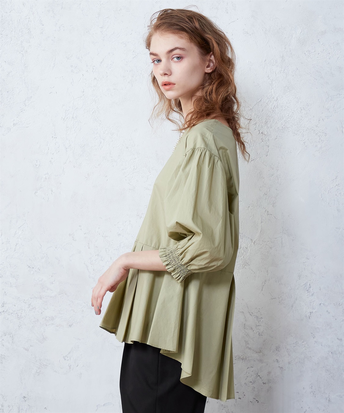 LE SOUK HOLIDAY パール使いブラウス_sub_1