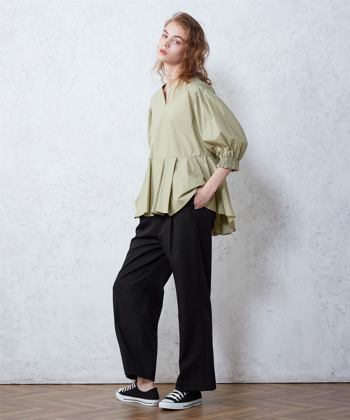 LE SOUK HOLIDAY パール使いブラウス_sub_8