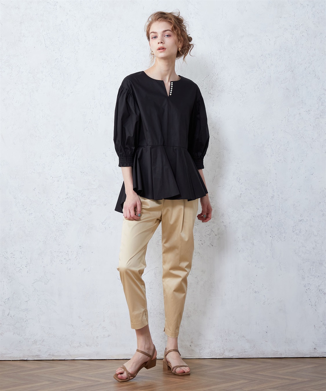 LE SOUK HOLIDAY パール使いブラウス_sub_10