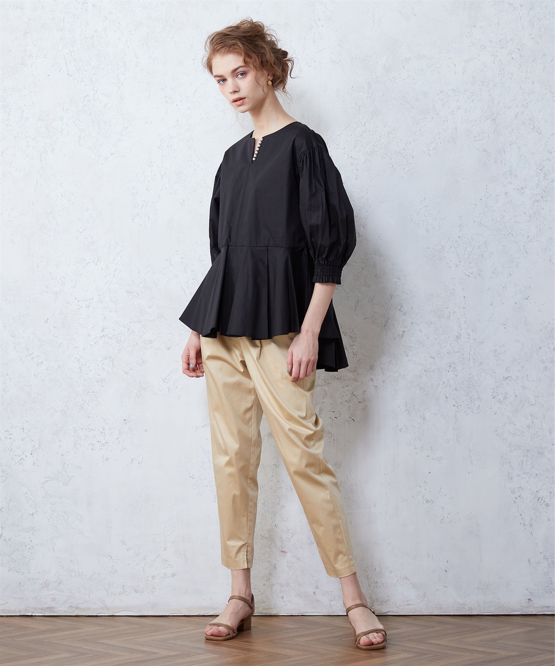 LE SOUK HOLIDAY パール使いブラウス_sub_11