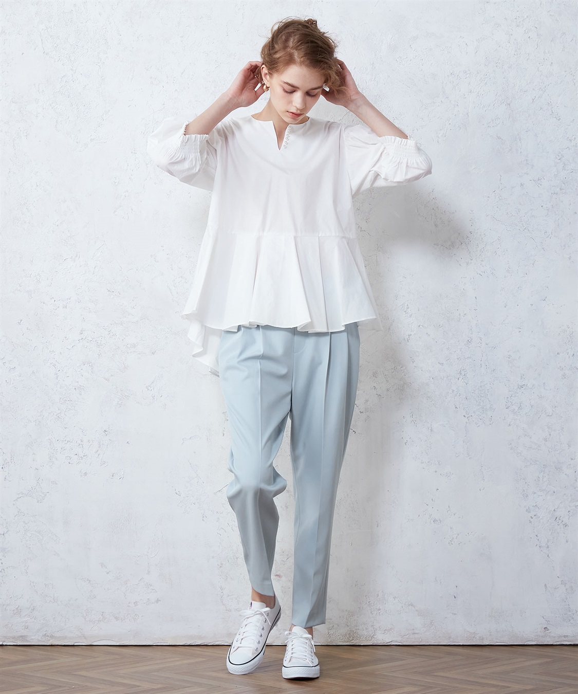 LE SOUK HOLIDAY パール使いブラウス_sub_13