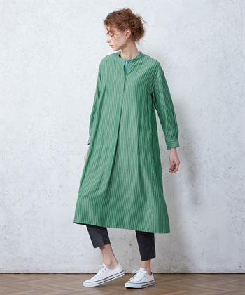 LE SOUK  ストレッチストライプシャツ