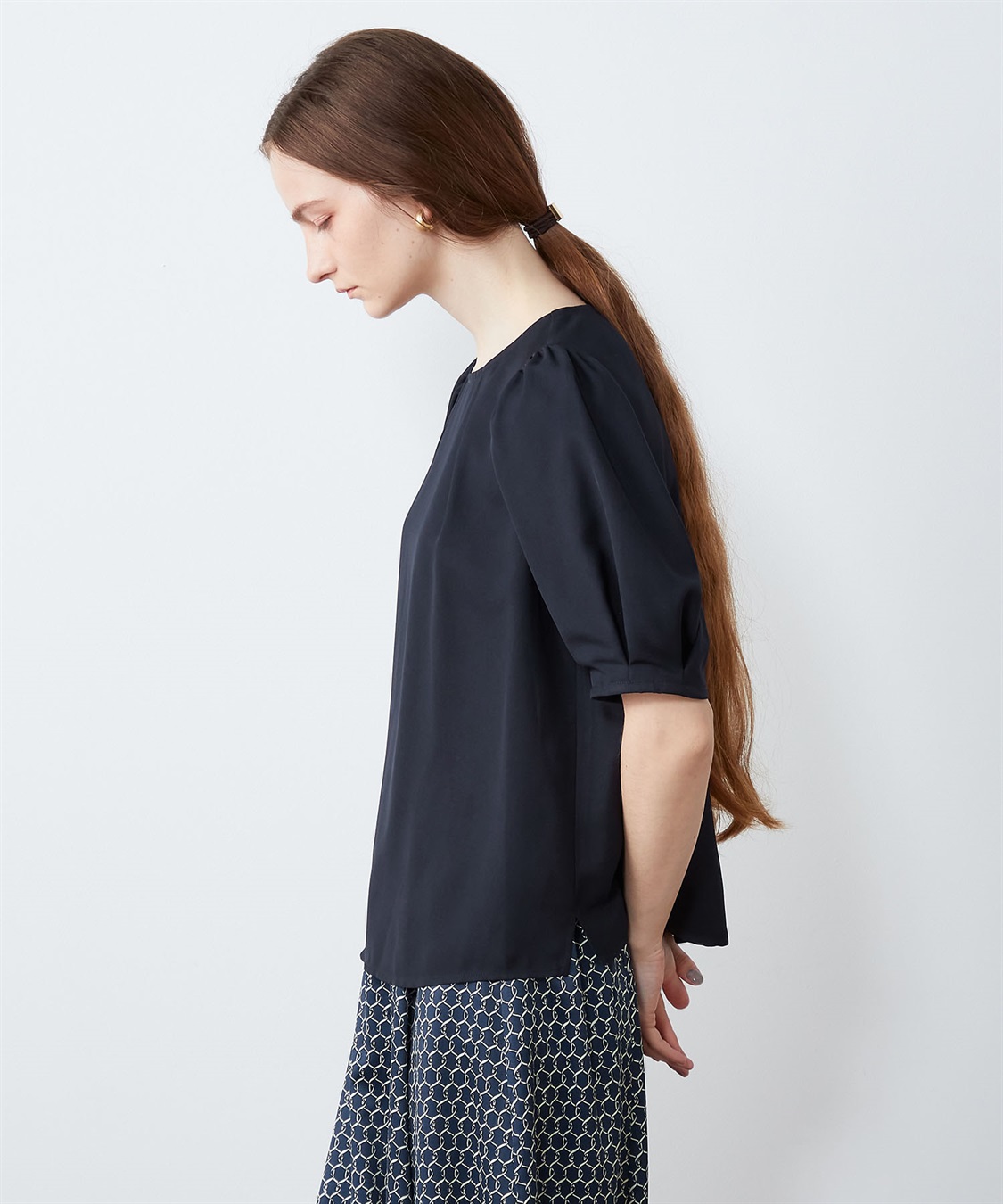 LE SOUK HOLIDAY タックスリーブブラウス_sub_1