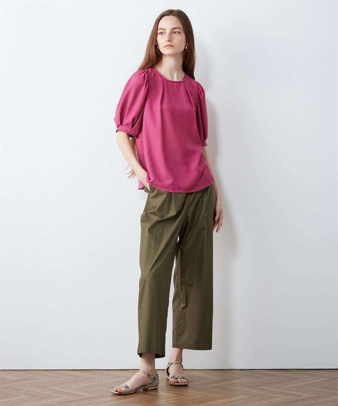 LE SOUK HOLIDAY タックスリーブブラウス_sub_12