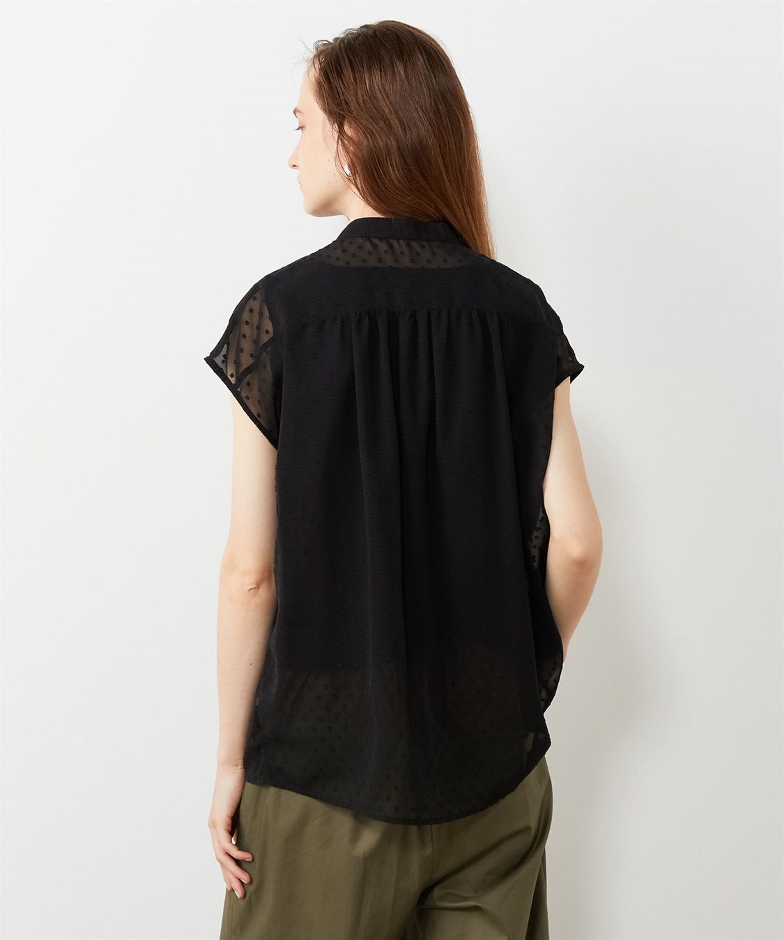 LE SOUK HOLIDAY シアーフレンチスリーブブラウス_sub_4