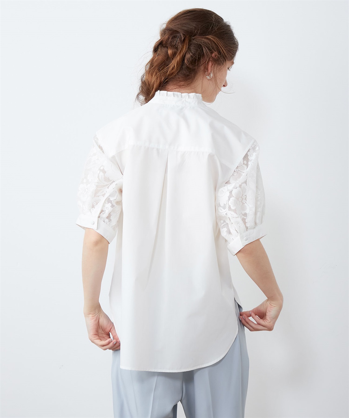 LE SOUK HOLIDAY シアースリーブブラウス_sub_3