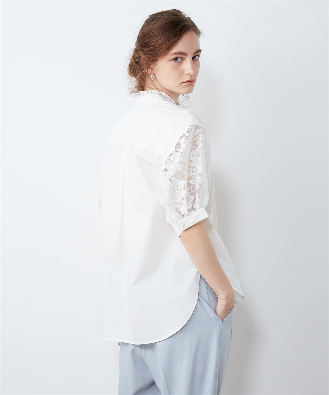 LE SOUK HOLIDAY シアースリーブブラウス_sub_4