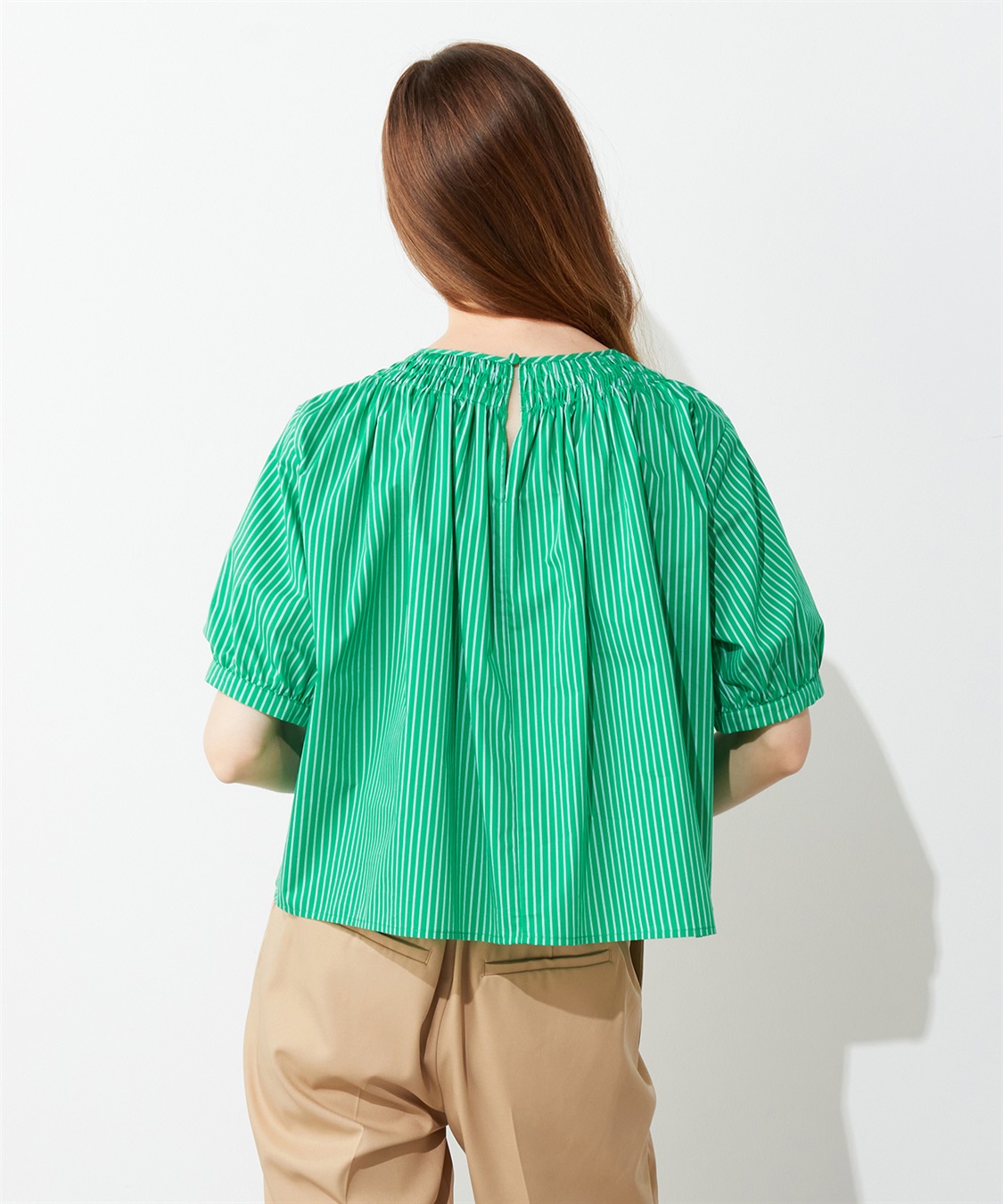 LE SOUK HOLIDAY シャーリングネックブラウス_sub_4