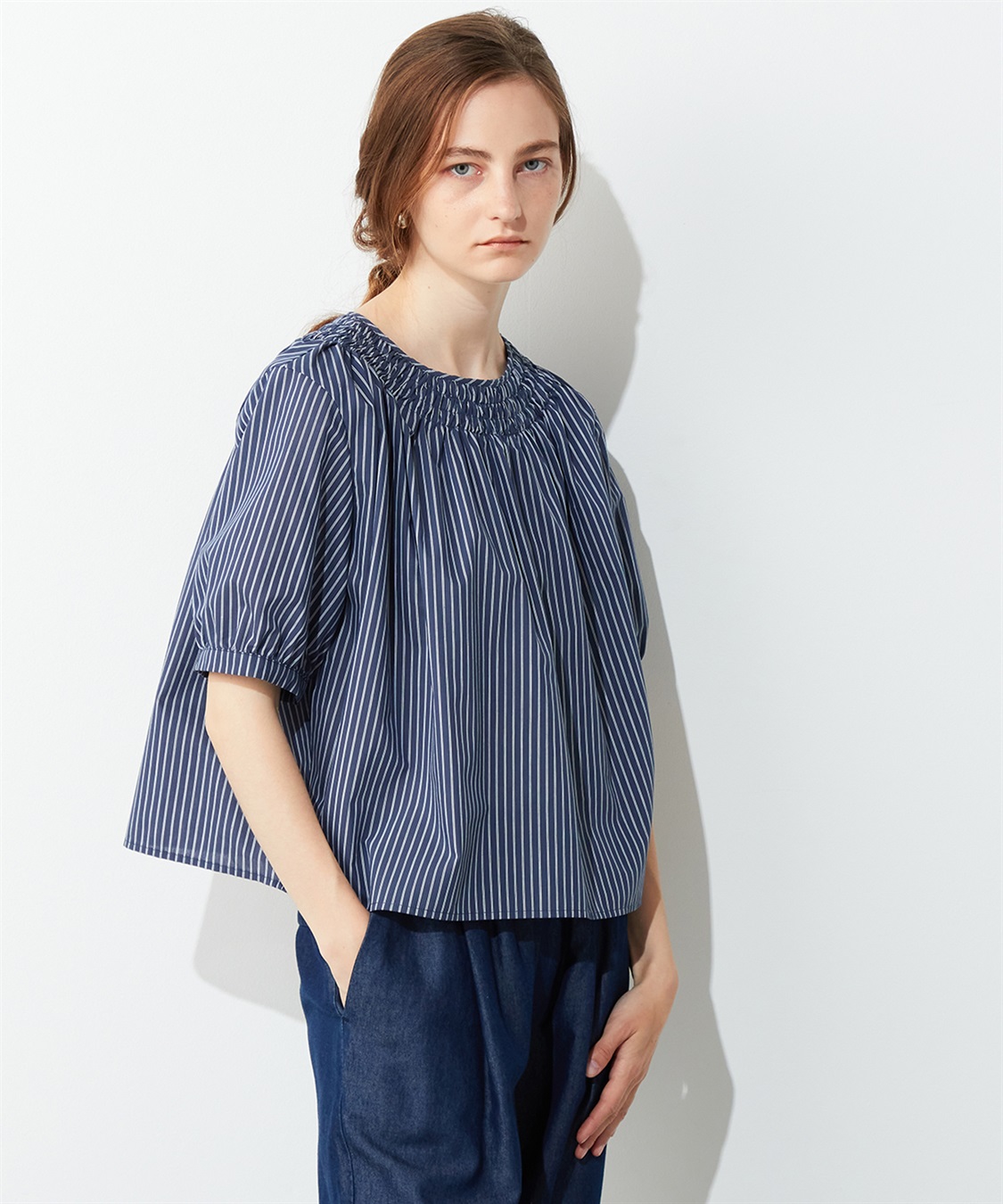 LE SOUK HOLIDAY シャーリングネックブラウス_sub_12