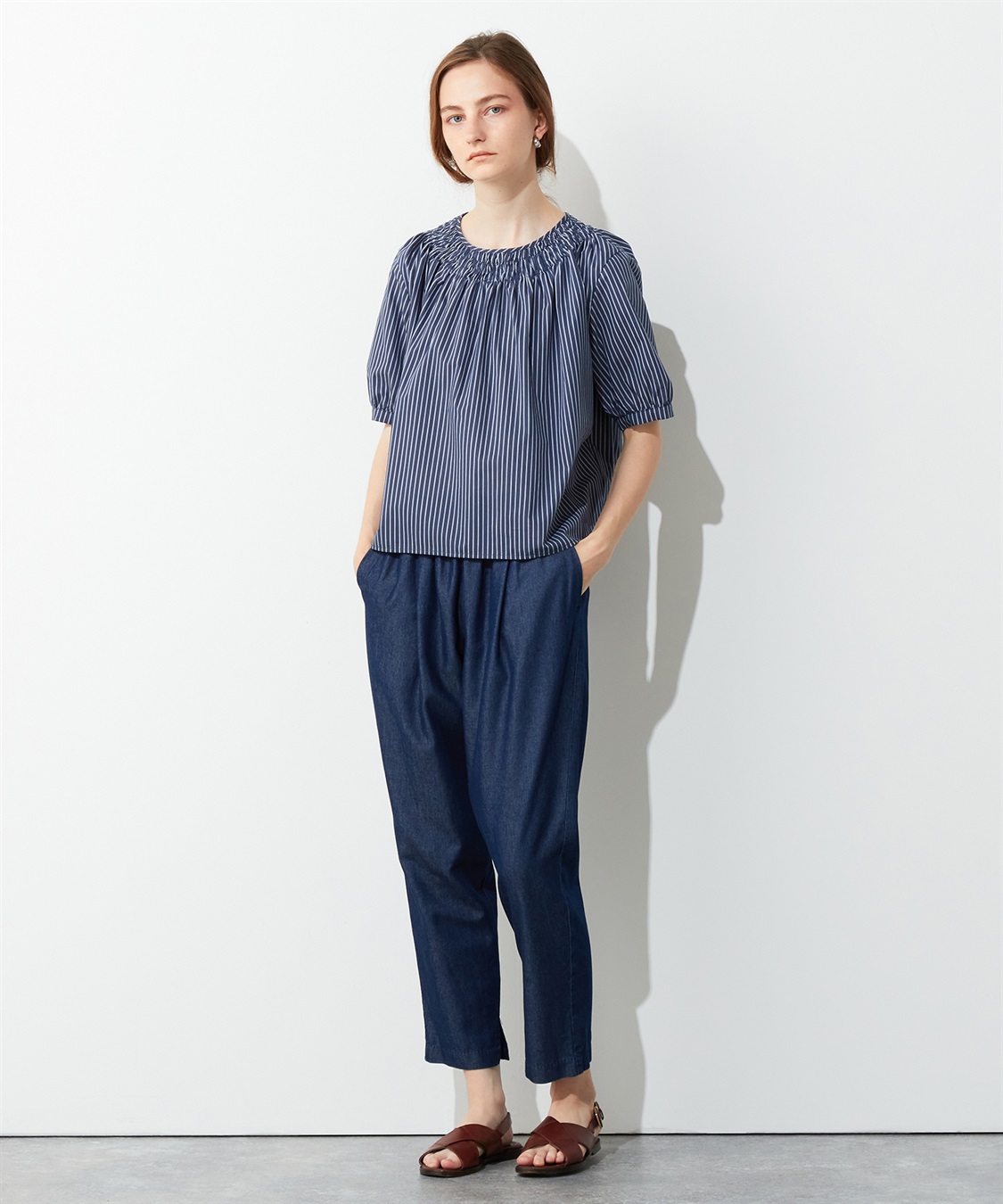 LE SOUK HOLIDAY シャーリングネックブラウス_sub_13