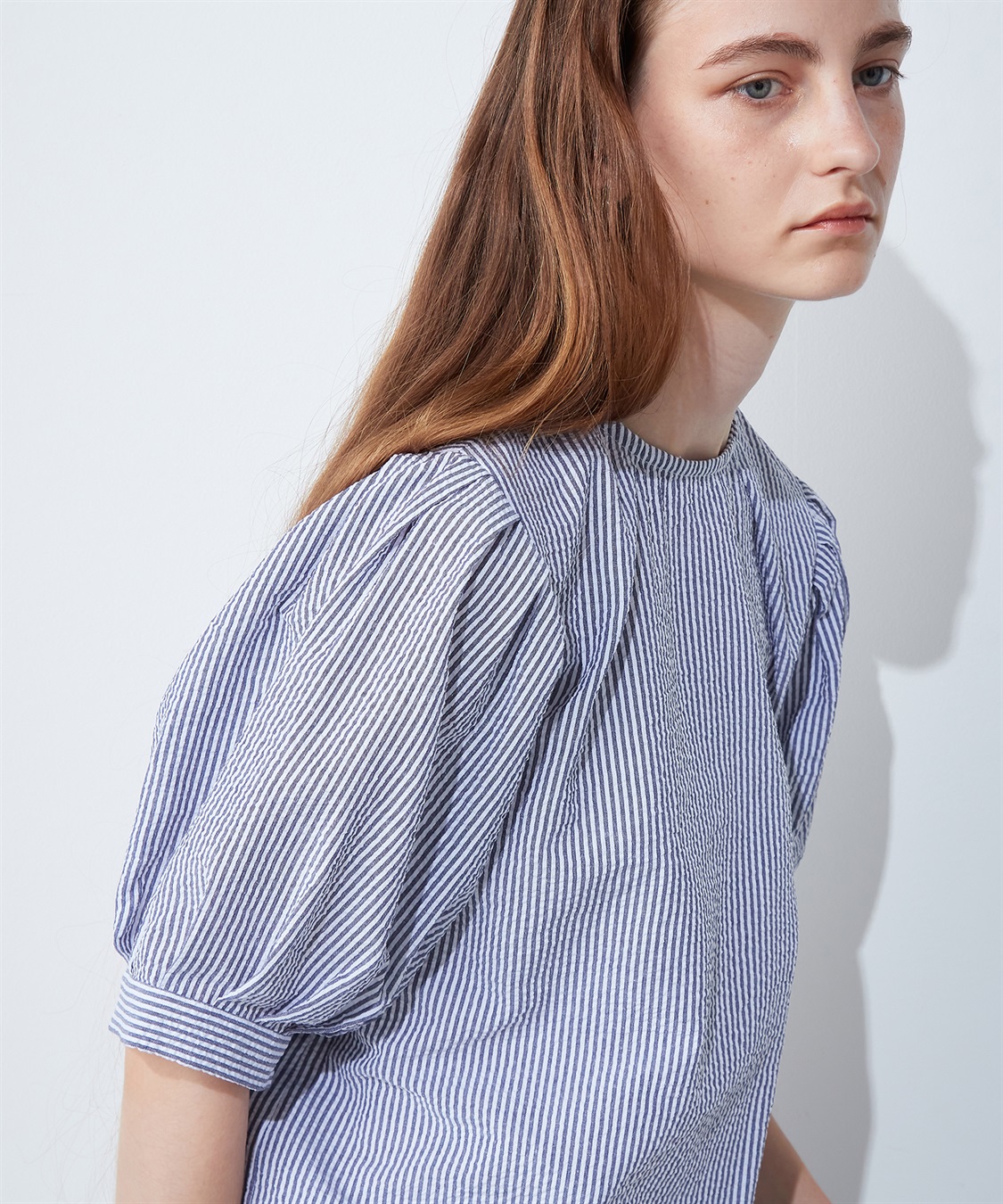 タックスリーブサッカーブラウス LE SOUK HOLIDAY｜クロスプラス公式