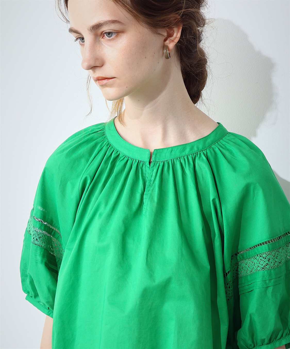 LE SOUK HOLIDAY レースギャザーブラウス_sub_5