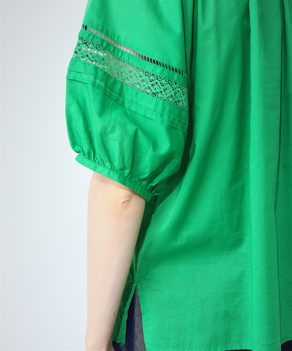 LE SOUK HOLIDAY レースギャザーブラウス_sub_7