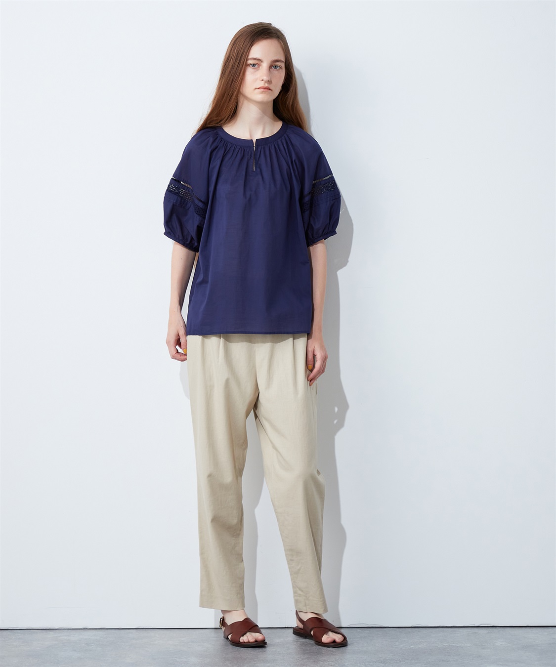 LE SOUK HOLIDAY レースギャザーブラウス_sub_14