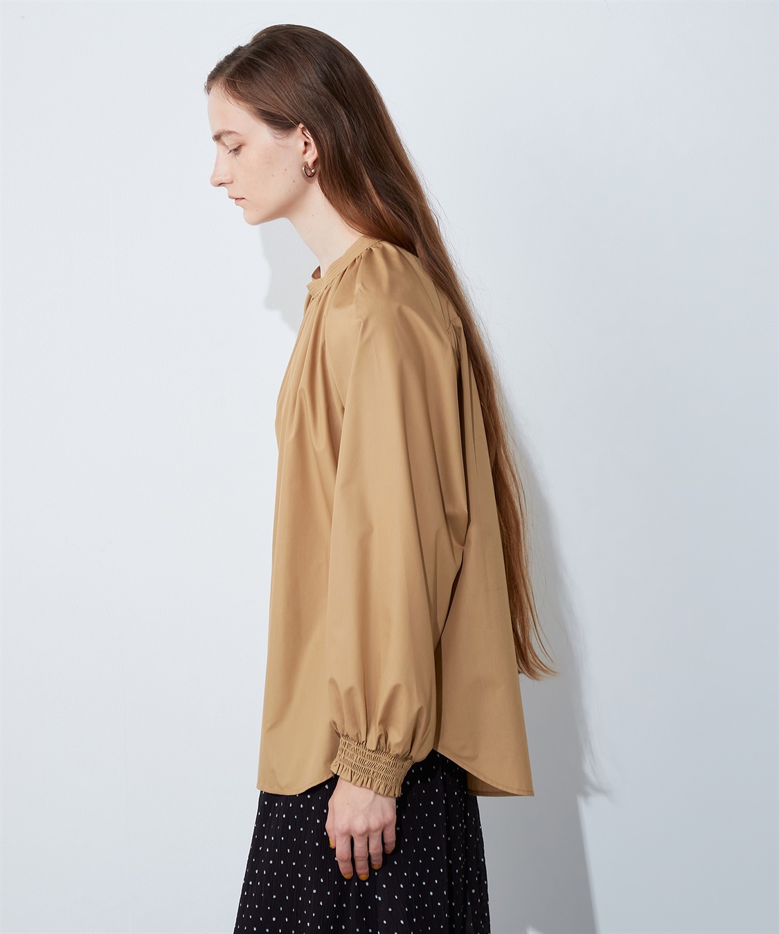 LE SOUK HOLIDAY ギャザーネックブラウス_sub_1