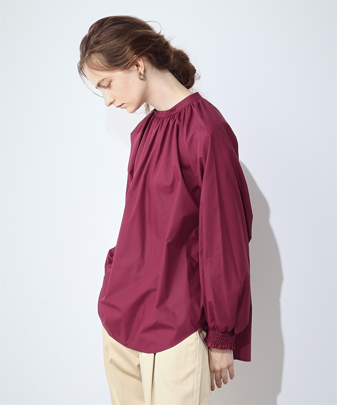 LE SOUK HOLIDAY ギャザーネックブラウス_sub_9