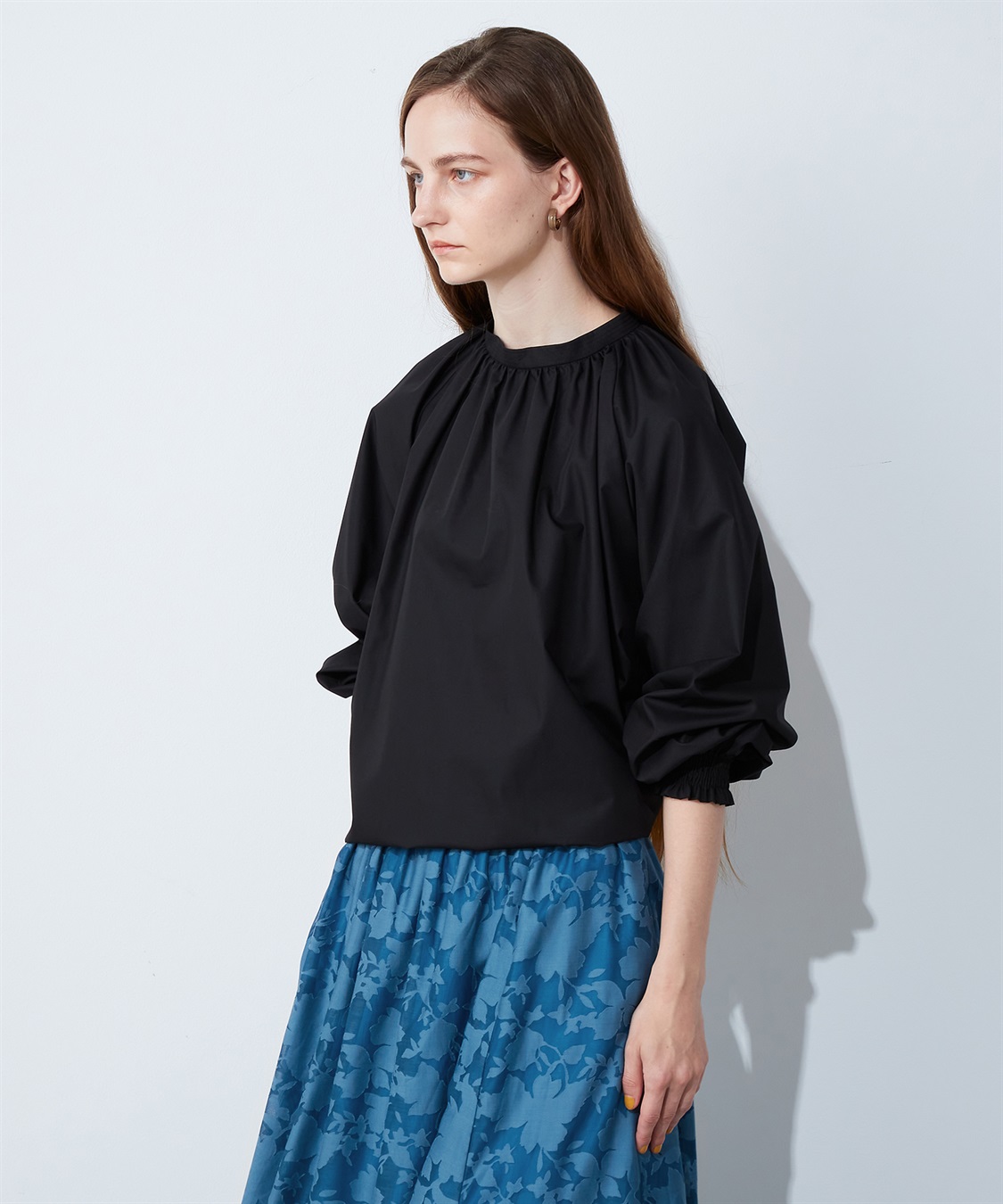 LE SOUK HOLIDAY ギャザーネックブラウス_sub_12