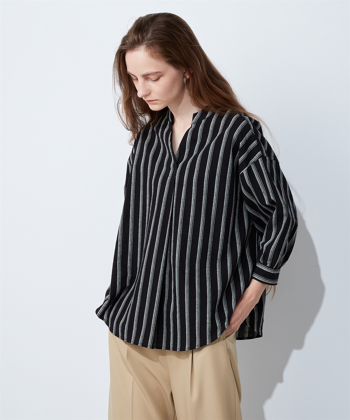 LE SOUK HOLIDAY スキッパーチュニックブラウス_sub_9