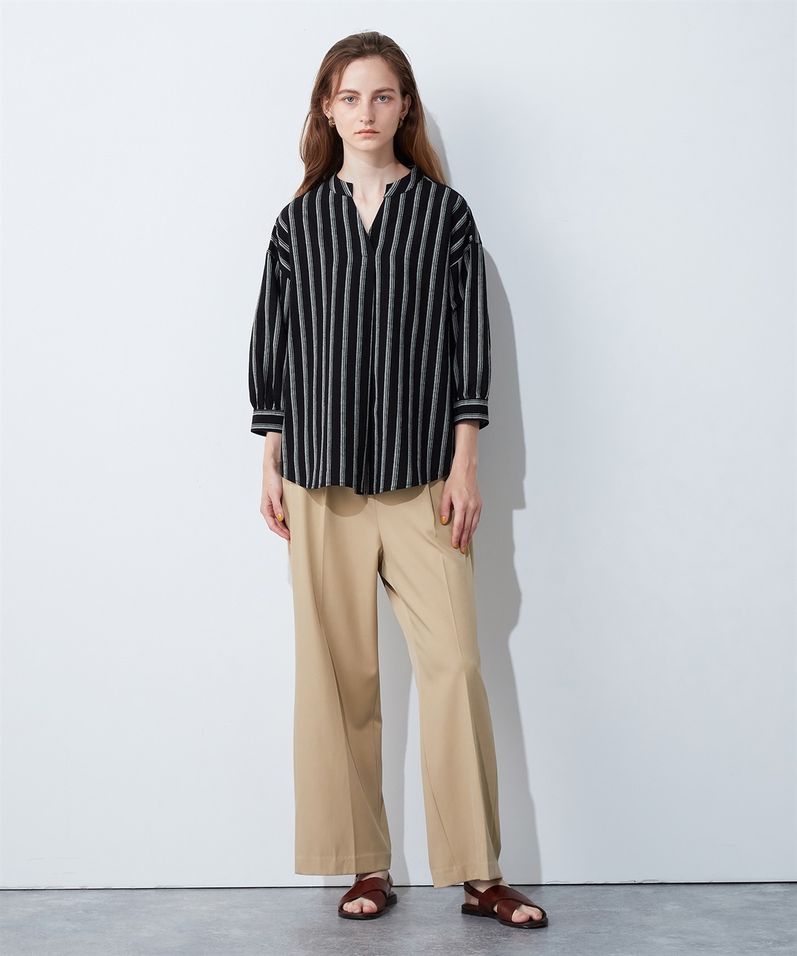 LE SOUK HOLIDAY スキッパーチュニックブラウス_sub_10