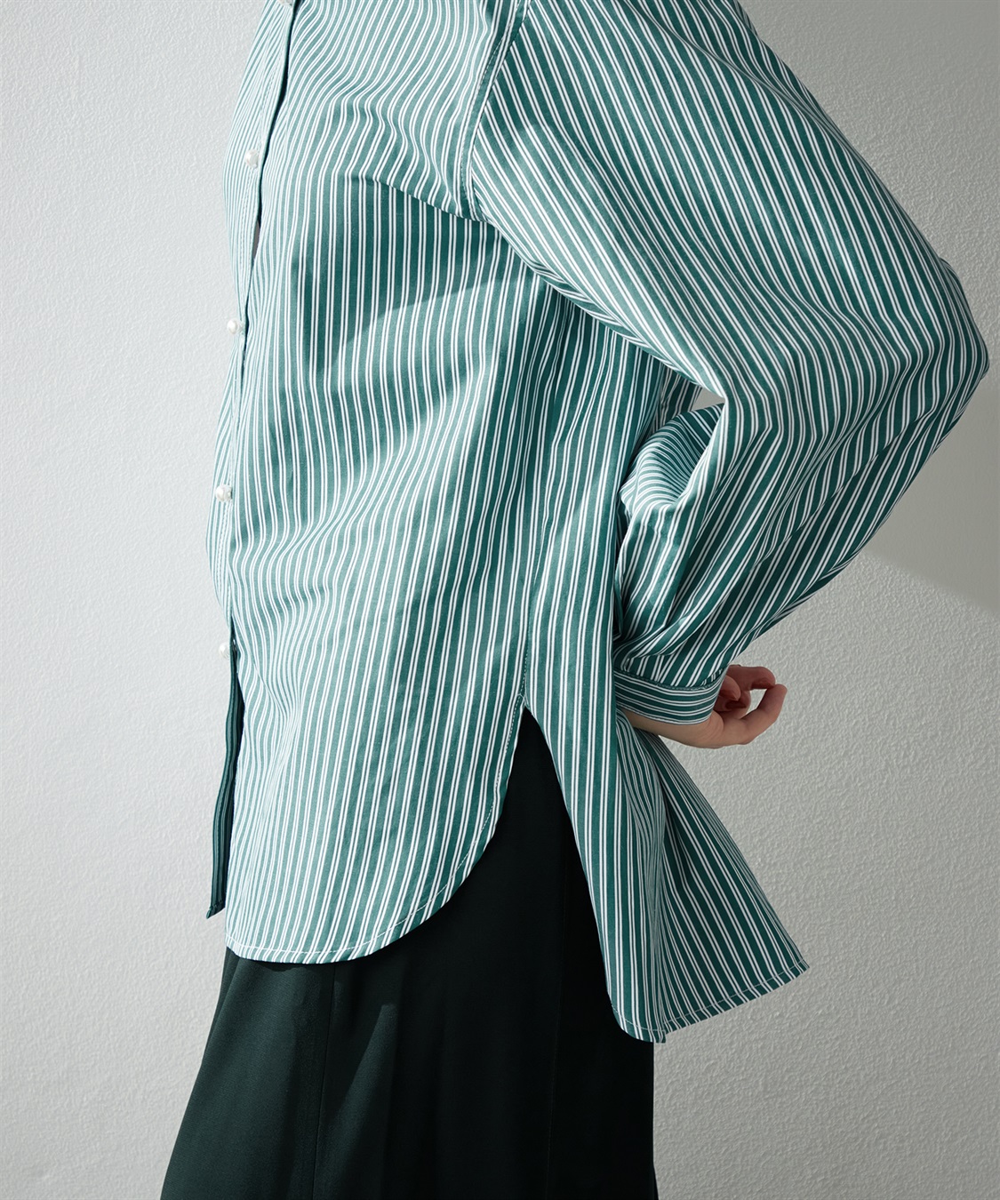 LE SOUK HOLIDAY パールボタンブラウス_sub_6