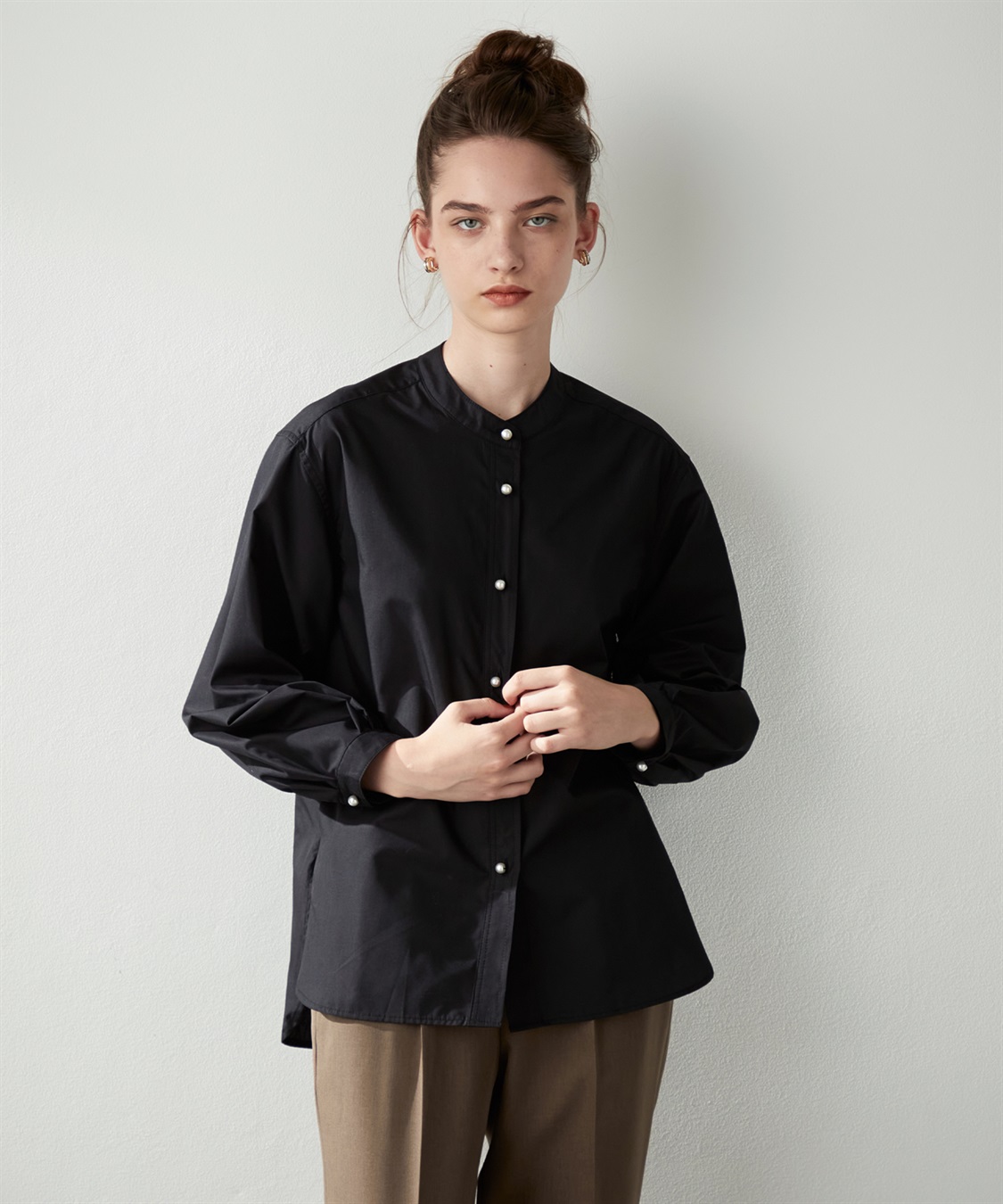 LE SOUK HOLIDAY パールボタンブラウス_sub_15