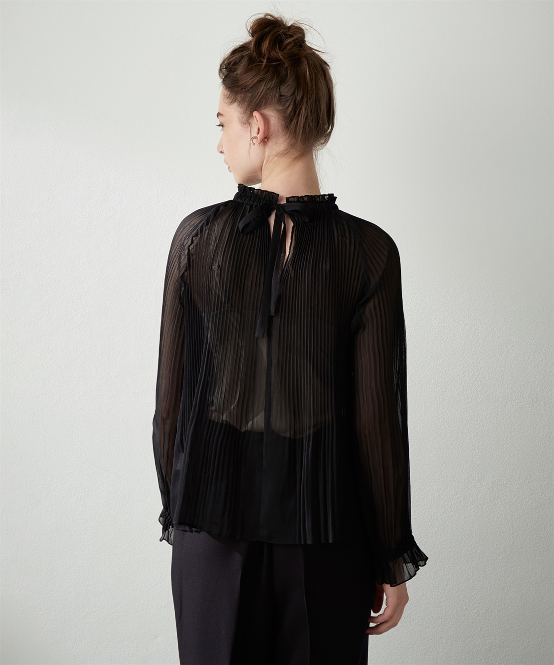 LE SOUK HOLIDAY シアープリーツブラウス_sub_12
