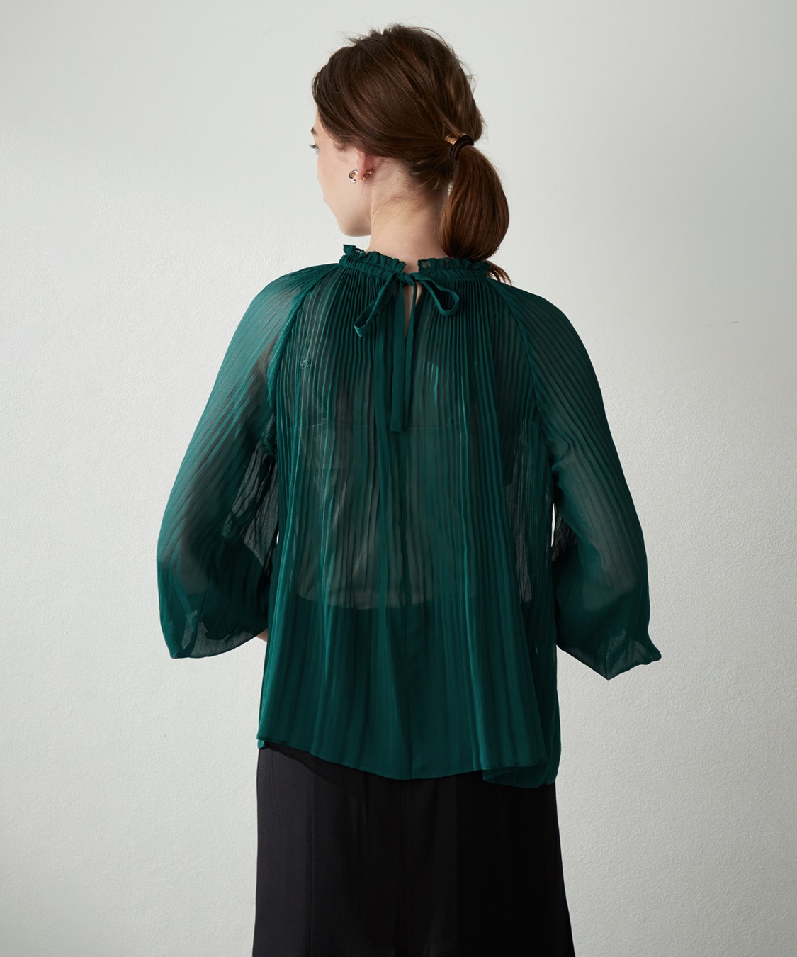 LE SOUK HOLIDAY シアープリーツブラウス_sub_15