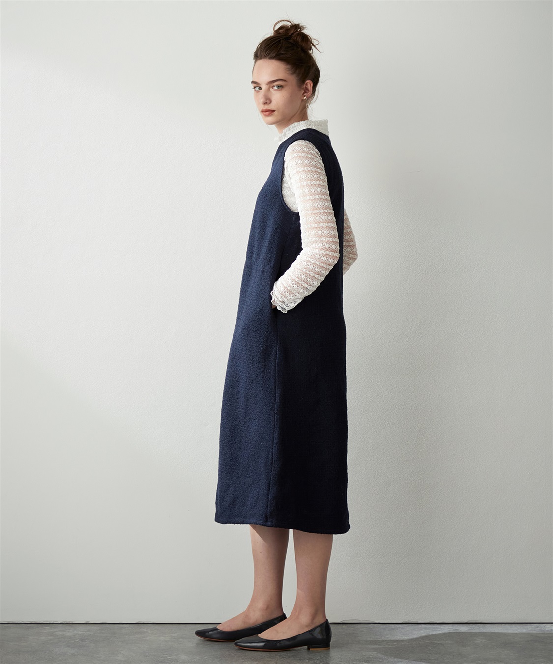 LE SOUK HOLIDAY ツイードジャンパースカート_sub_1