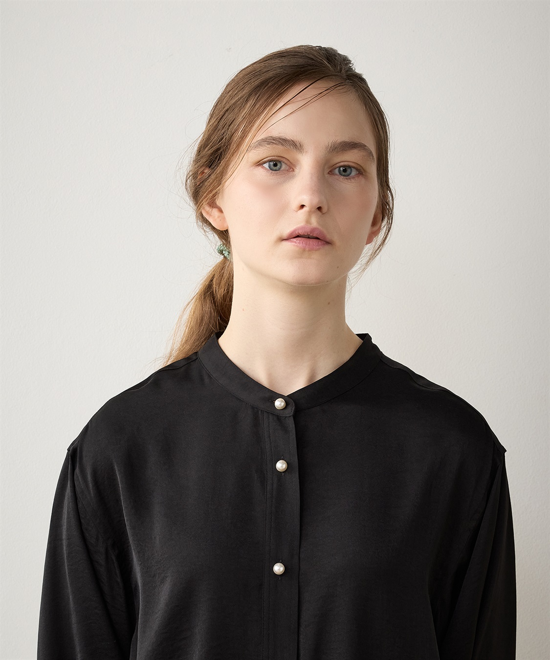 LE SOUK HOLIDAY パールボタンブラウス_sub_1