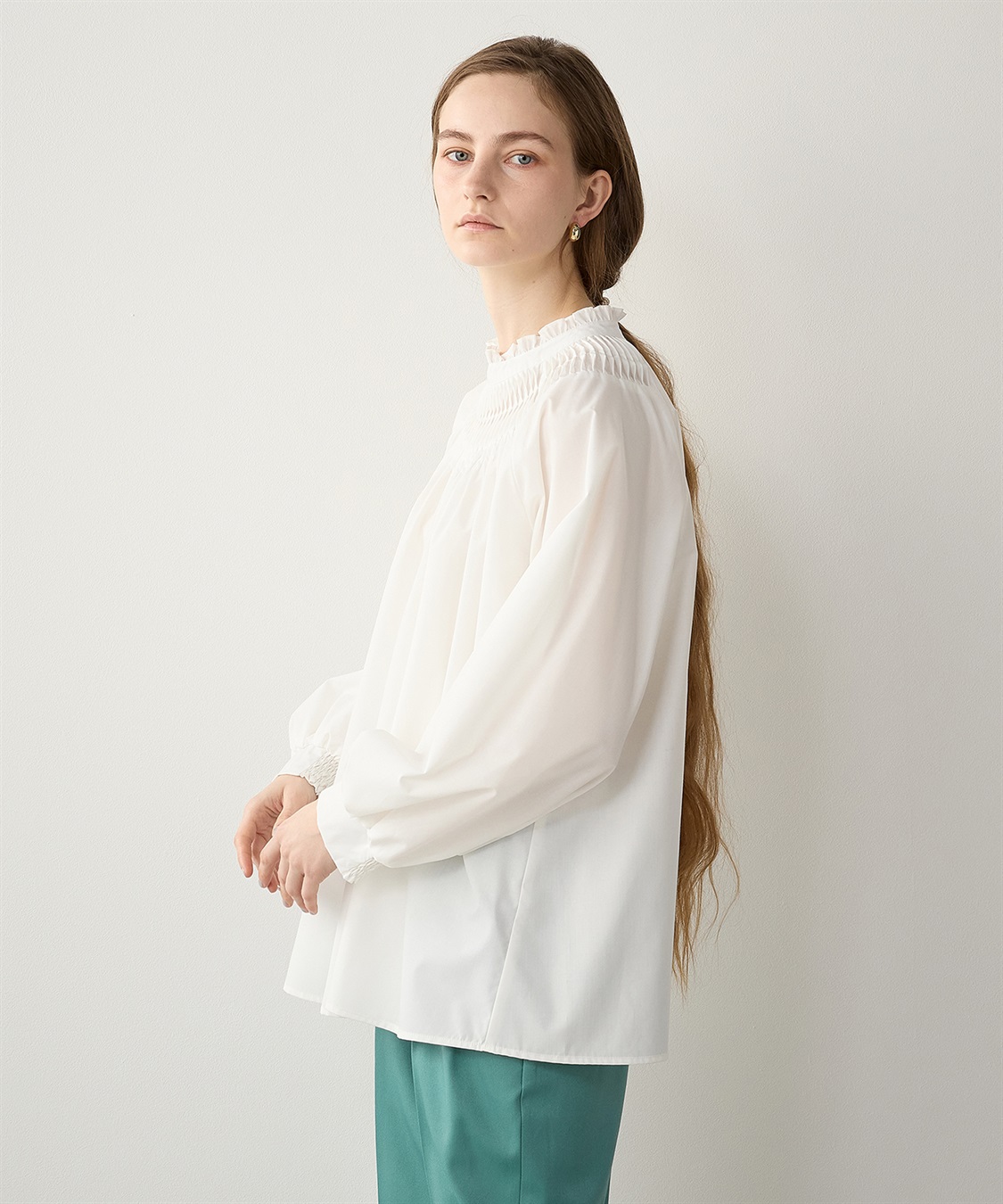 タックブラウス LE SOUK HOLIDAY｜クロスプラス公式通販サイト